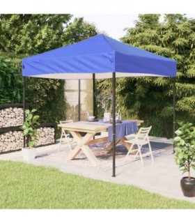 vidaXL Folding Party Tent Blue 2x2 m — Size: 2 x 2 m