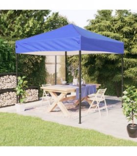vidaXL Folding Party Tent Blue 3x3 m — Size: 3 x 3 m