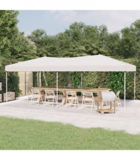 vidaXL Folding Party Tent White 3x6 m — Size: 3 x 6 m