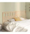 vidaXL Bed Headboard 186x4x100 cm Solid Wood Pine — Colour: natural, Size: 186 x 100 cm