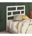 vidaXL Bed Headboard White 96x4x100 cm Solid Wood Pine — Size: 96 x 100 cm