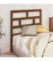 vidaXL Bed Headboard Honey Brown 81x4x100 cm Solid Wood Pine — Size: 81 x 100 cm