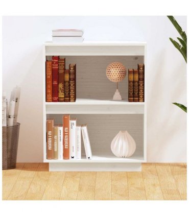 vidaXL Console Cabinet White 60x34x75 cm Solid Wood Pine
