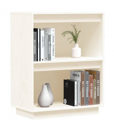 vidaXL Console Cabinet White 60x34x75 cm Solid Wood Pine