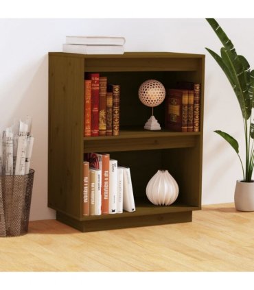 vidaXL Console Cabinet Honey Brown 60x34x75 cm Solid Wood Pine