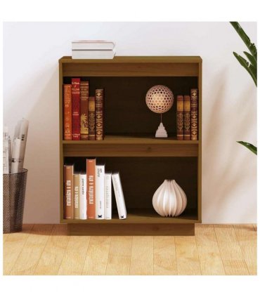 vidaXL Console Cabinet Honey Brown 60x34x75 cm Solid Wood Pine