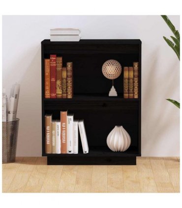 vidaXL Console Cabinet | Black | Solid pine wood | Small | Console Cabinet