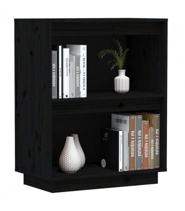 vidaXL Console Cabinet | Black | Solid pine wood | Small | Console Cabinet