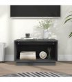 vidaXL TV Cabinet Grey 60x35x35 cm Solid Wood Pine