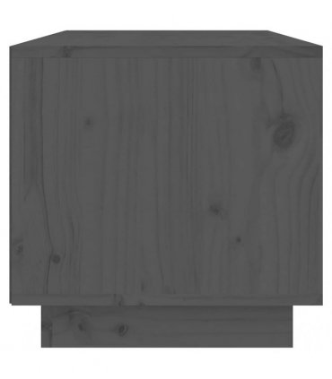 vidaXL TV Cabinet Grey 60x35x35 cm Solid Wood Pine
