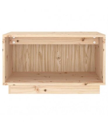 vidaXL TV Cabinet 60x35x35 cm Solid Wood Pine — Colour: natural