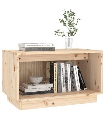 vidaXL TV Cabinet 60x35x35 cm Solid Wood Pine — Colour: natural