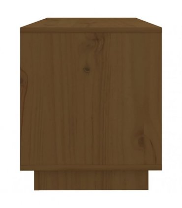 vidaXL TV Cabinet Honey Brown 74x34x40 cm Solid Wood Pine