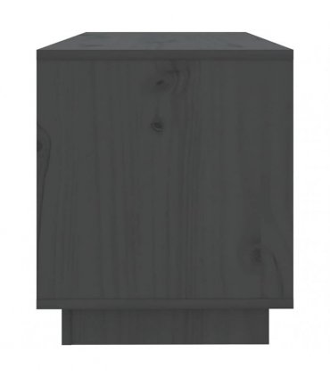 vidaXL TV Cabinet Grey 74x34x40 cm Solid Wood Pine