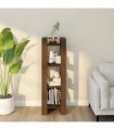vidaXL Book Cabinet/Room Divider Honey Brown 41x35x125 cm Solid Wood — Size: 41 x 35 x 125 cm