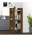 vidaXL Book Cabinet/Room Divider Honey Brown 41x35x91 cm Solid Wood — Size: 41 x 35 x 91 cm