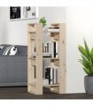 vidaXL Book Cabinet/Room Divider 41x35x91 cm Solid Wood Pine — Colour: natural, Size: 41 x 35 x 91 cm