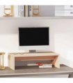 vidaXL Monitor Stand 50x27x15 cm Solid Wood Pine — Colour: natural