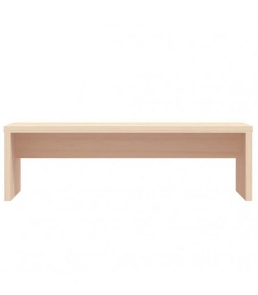 vidaXL Monitor Stand 50x27x15 cm Solid Wood Pine — Colour: natural
