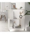 vidaXL Book Cabinet/Room Divider White 51x25x70 cm Solid Wood Pine