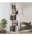 vidaXL Book Cabinet/Room Divider White 51x25x163.5 cm Solid Wood Pine