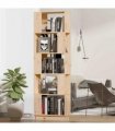 vidaXL Book Cabinet/Room Divider 51x25x163.5 cm Solid Wood Pine — Colour: natural