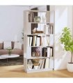 vidaXL Book Cabinet/Room Divider White 80x25x163.5 cm Solid Wood Pine