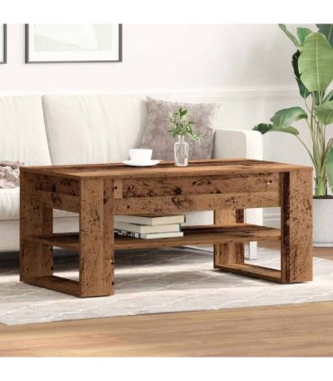 vidaXL Coffee Table Old Wood 102 x 55 x 45 cm Engineered Wood