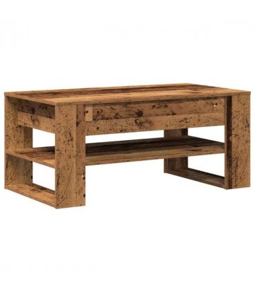 vidaXL Coffee Table Old Wood 102 x 55 x 45 cm Engineered Wood