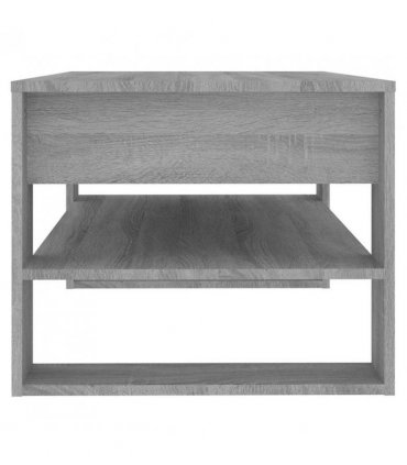 vidaXL Coffee Table Grey Sonoma 102x55x45 cm Engineered Wood
