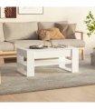 vidaXL Coffee Table White 102x55x45 cm Engineered Wood