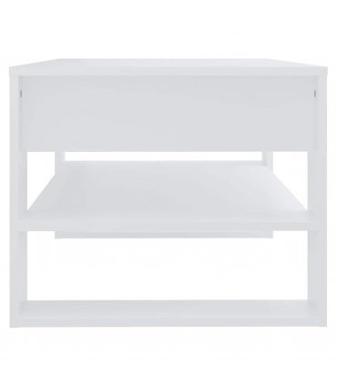 vidaXL Coffee Table White 102x55x45 cm Engineered Wood