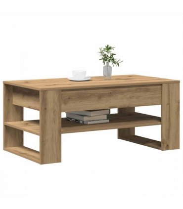 vidaXL Coffee Table Artisan Oak 102 x 55 x 45 cm Engineered Wood