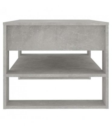 vidaXL Coffee Table Concrete Grey 102x55x45 cm Engineered Wood