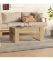 vidaXL Coffee Table Sonoma Oak 102x55x45 cm Engineered Wood