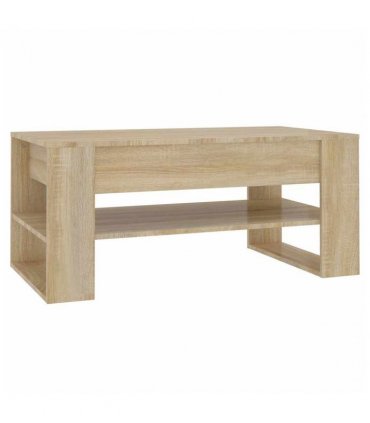 vidaXL Coffee Table Sonoma Oak 102x55x45 cm Engineered Wood