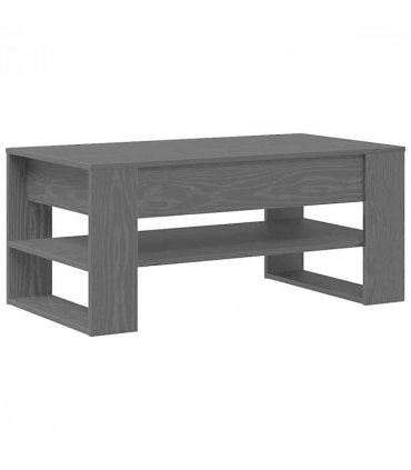 vidaXL Coffee Table Black Oak 102 x 55 x 45 cm Engineered Wood
