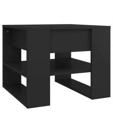 vidaXL Coffee Table | Black | Engineered wood | Medium | Coffee Table | Square — V0672029569