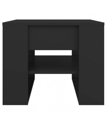 vidaXL Coffee Table | Black | Engineered wood | Medium | Coffee Table | Square — V0672029569
