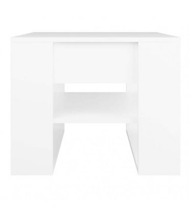 vidaXL Coffee Table White 55.5x55x45 cm Engineered Wood