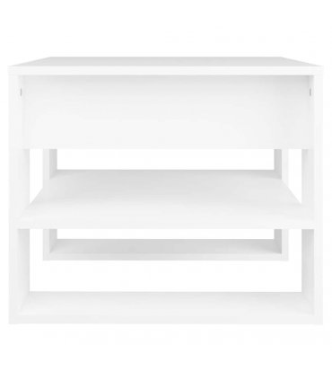 vidaXL Coffee Table White 55.5x55x45 cm Engineered Wood