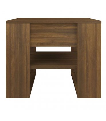 vidaXL Coffee Table Brown Oak 55.5x55x45 cm Engineered Wood