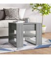 vidaXL Coffee Table Grey Sonoma 55.5x55x45 cm Engineered Wood