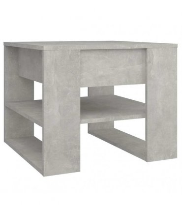 vidaXL Coffee Table Concrete Grey 55.5x55x45 cm Engineered Wood