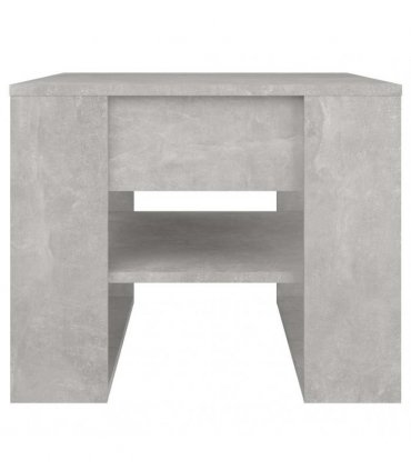 vidaXL Coffee Table Concrete Grey 55.5x55x45 cm Engineered Wood