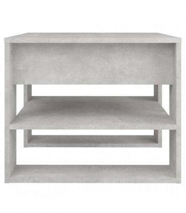 vidaXL Coffee Table Concrete Grey 55.5x55x45 cm Engineered Wood