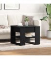 vidaXL Coffee Table Black Oak 55.5 x 55 x 45 cm Engineered Wood