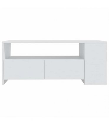 vidaXL Coffee Table White 102x55x42 cm Engineered Wood