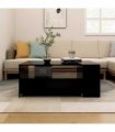 vidaXL Coffee Table Black 102x55x42 cm Engineered Wood