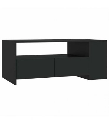 vidaXL Coffee Table Black 102x55x42 cm Engineered Wood
